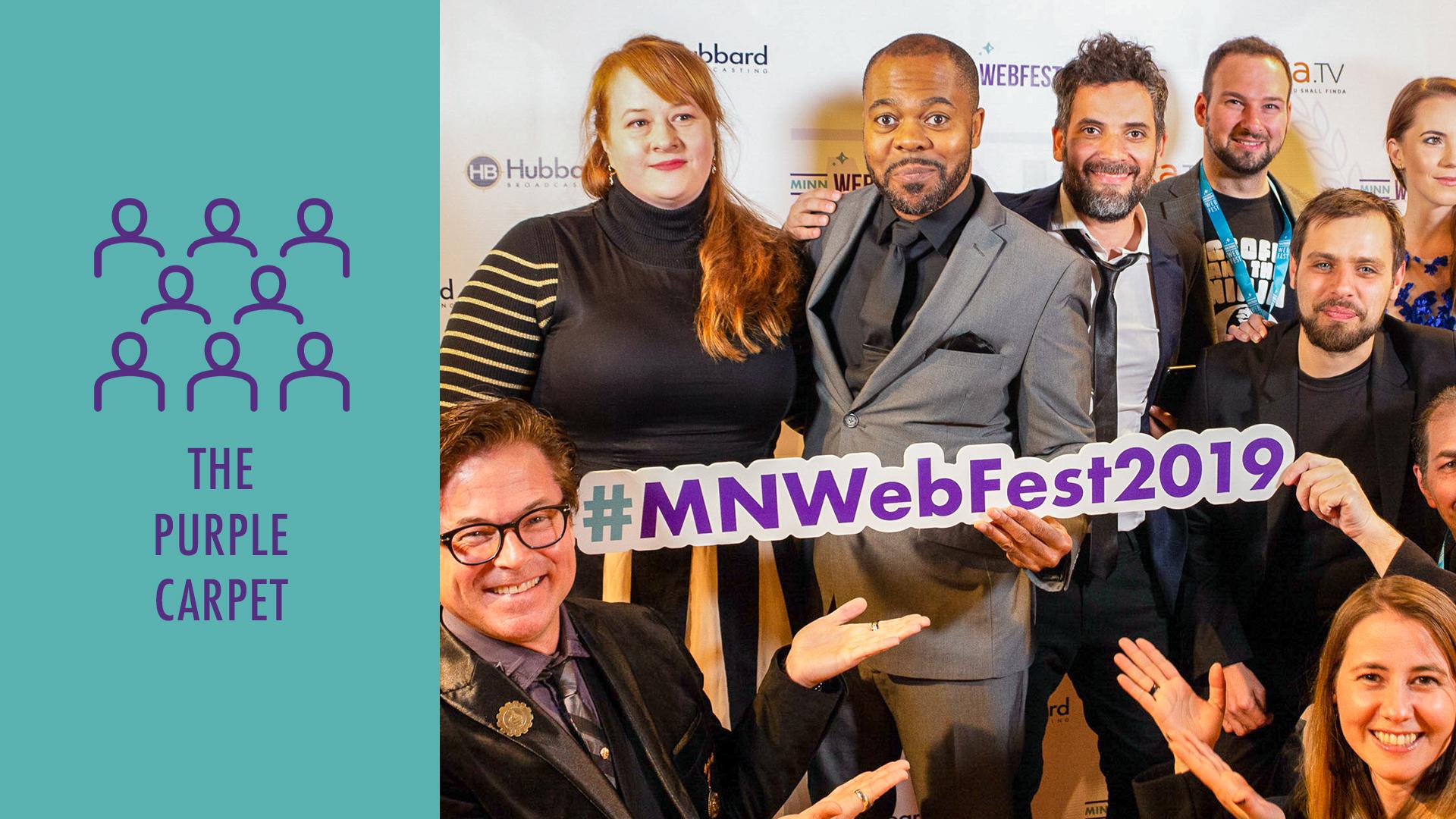 Minnesota WebFest Purple Carpet